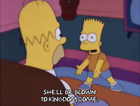 Excited Season 3 GIF by The Simpsons