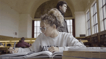 UofMichigan library studying umsocial uofm GIF