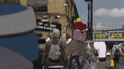 Piss Off London GIF by The Line Animation
