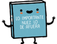 libro importante nuez Sticker by Wawawiwa design