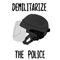 Black Lives Matter Police Sticker by INTO ACTION