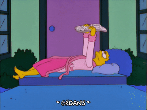 tired marge simpson GIF
