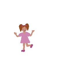 Happy Girl Sticker