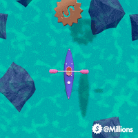 Water Kayaking GIF by Millions