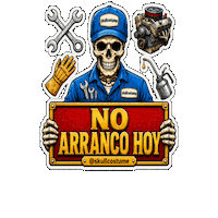 Skull Empezar Sticker