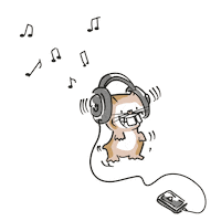 MsSlow happy dance music party Sticker