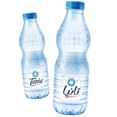 TaniaWater giphyupload cartoon water bottle Sticker