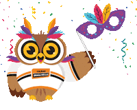 Carnaval Celebrating Sticker by Braga Mello