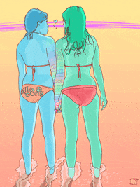 Friendship Bikini GIF by PHAZED