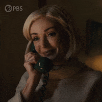 Phone Call Smile GIF by PBS