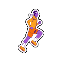 GorkhaAthletics athletics runner ga gurkha Sticker