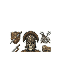 Halloween Skull Sticker