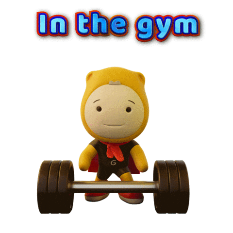 Beast Mode Workout Sticker by Gumazing