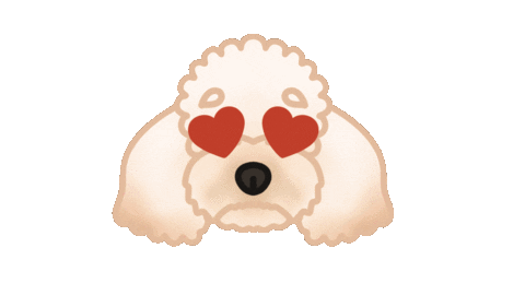 Dog Love Sticker by zoopeez