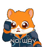 No Way Lol Sticker by Hamieverse