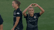Lets Go Heart GIF by National Women's Soccer League