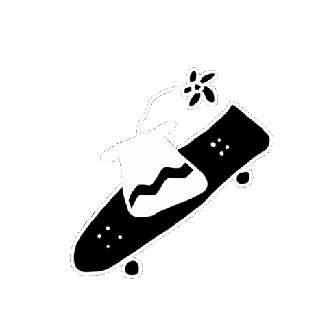 ninhendo64 giphyupload flower flowers skate Sticker