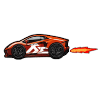 Super Car Fire Sticker by Fi EXHAUST