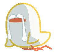 Sad Duck Sticker