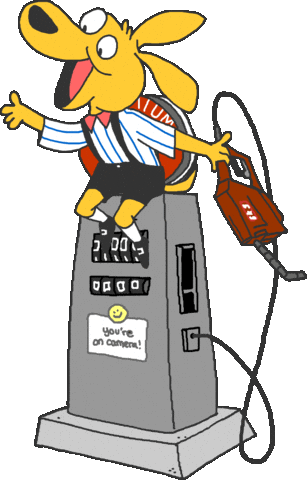 Waving Pit Stop Sticker by sarahmaes