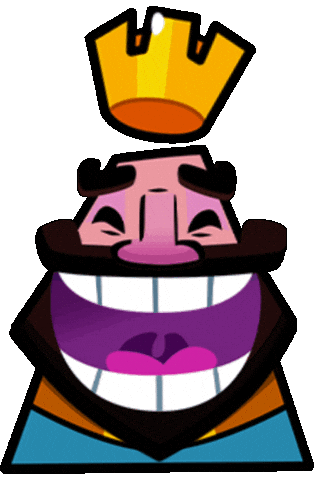 Clash Royale King Sticker