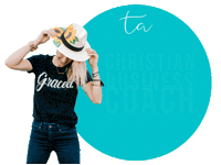 tamraandress tamra andress book a call christian business coach Sticker