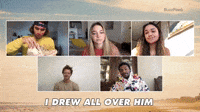 Drew All Over Him