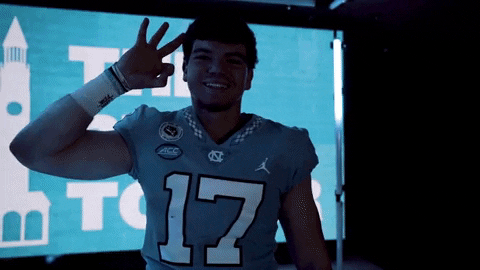 North Carolina Football GIF by UNC Tar Heels