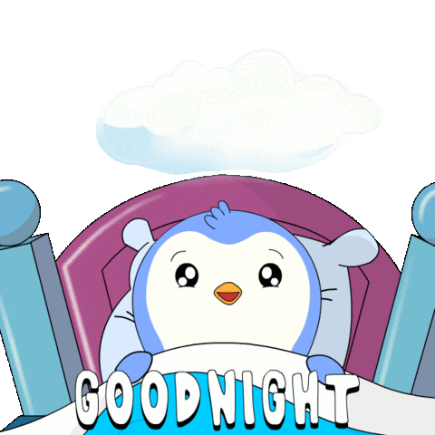 Good Night Dreaming Sticker by Pudgy Penguins