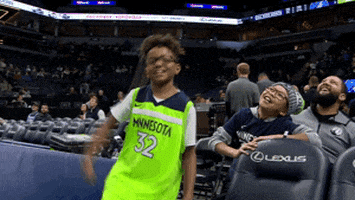 dance wolves GIF by NBA