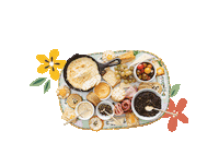 Dinner Love Sticker by Wellington Crackers