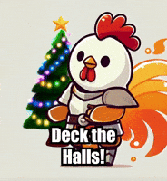 Deck The Halls Christmas GIF by Zorooster