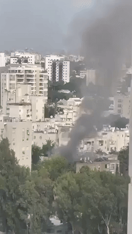 Rocket Injures Three After Hitting Apartment Building in Tel Aviv