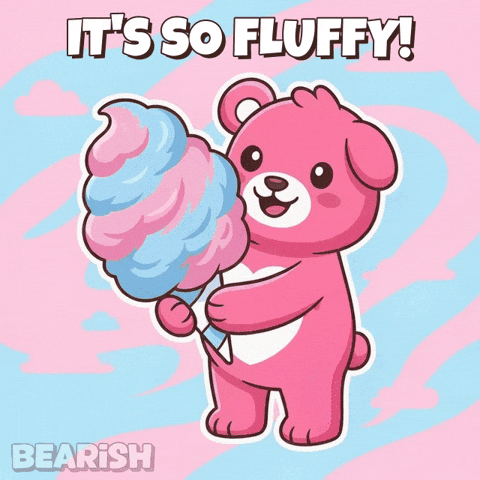 Happy Cotton Candy GIF by BEARISH