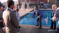 Tom Pushes Councilman Jamm In The Pool