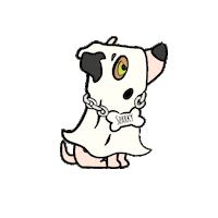 Halloween Ghost Sticker by Soulhorse.de