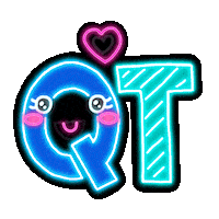 Too Cute Neon Sticker by Alba Paris