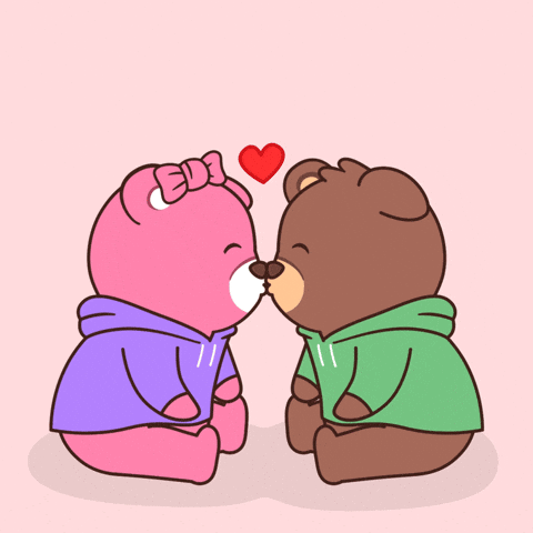 Love You Kiss GIF by BEARISH