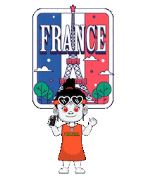 France Paris Sticker by Zhotcita