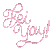 Friday Werk Sticker by colors of clara