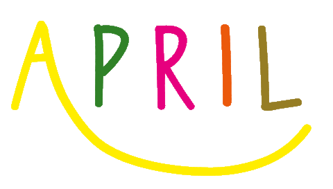 April April Spring Sticker