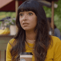 Surprised Hannah Simone GIF by ABC Network