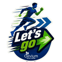 Lets Go Running Sticker by Olivium Outlet Center