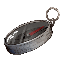 jtartiste compass orientation boussole sens of direction Sticker