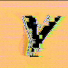 Glitch Alphabet GIF
