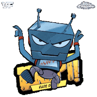 Robot Running Sticker by VeeFriends