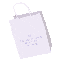 Skincare Shopping Bag Sticker by Enlightened Beauty