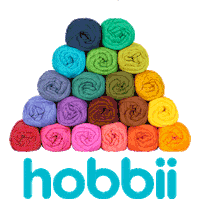 hobbiiyarn creator maker crochet knitting Sticker