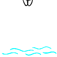 Schools Out Swimming Sticker by Alba Paris