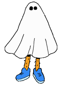 Halloween Ghost Sticker by Originals
